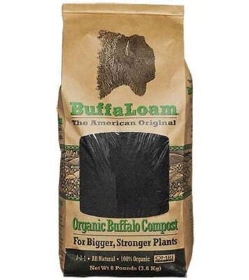 BuffaLoam Compost 8LB bag -.25 cf