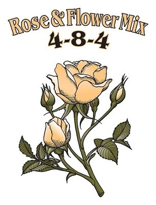 Down To Earth Rose & Flower Mix Fertilizer 4-8-4