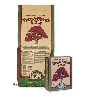 Down To Earth Tree &amp; Shrub Mix Fertilizer w/ Mycorrhizal fungi