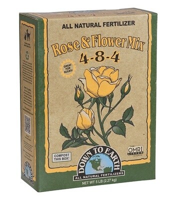 Down To Earth Rose &amp; Flower Mix Fertilizer 4-8-4
