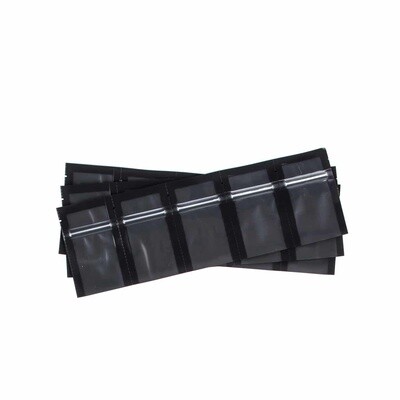 Shield and Seal 3" x 5" Impact seal portion bags w/ zipper (50 sets of 5)
