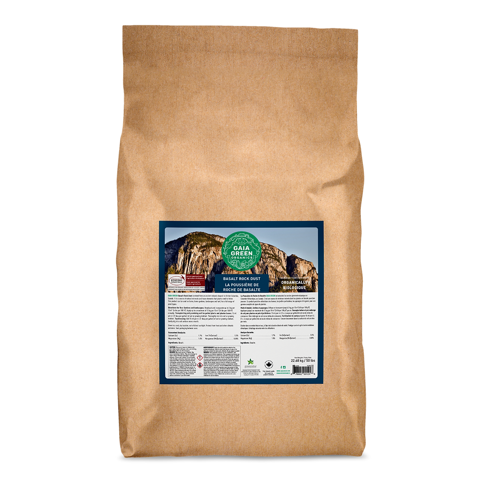 Gaia Green / Soil Conscious Basalt Rock Powder 50LB Bag