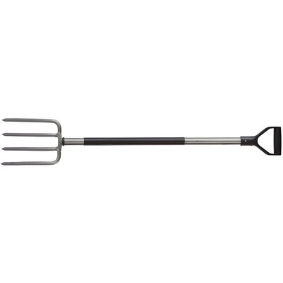 Fiskars® Ergo D-handle Steel Garden Fork (47")