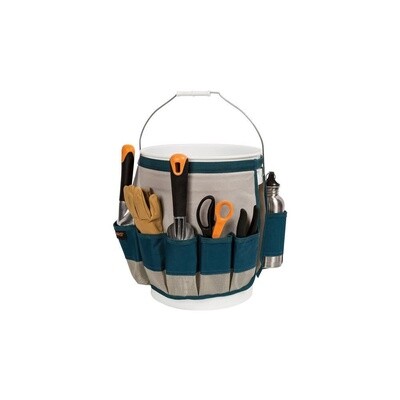 Fiskars® Garden Bucket Caddy Tool Organizer Blue