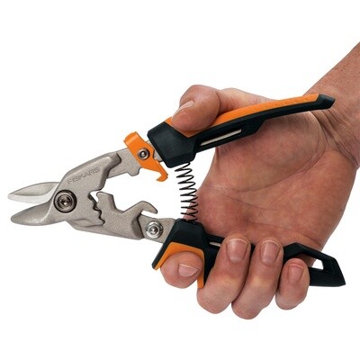 Fiskars® Pro PowerGear® Aviation Snips (Bulldog Cut)