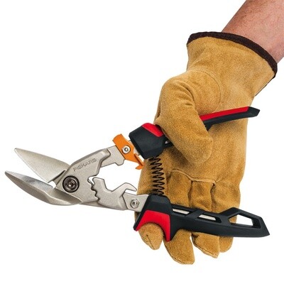 Fiskars® Pro PowerGear® Aviation Snips Offset (Left Cut)
