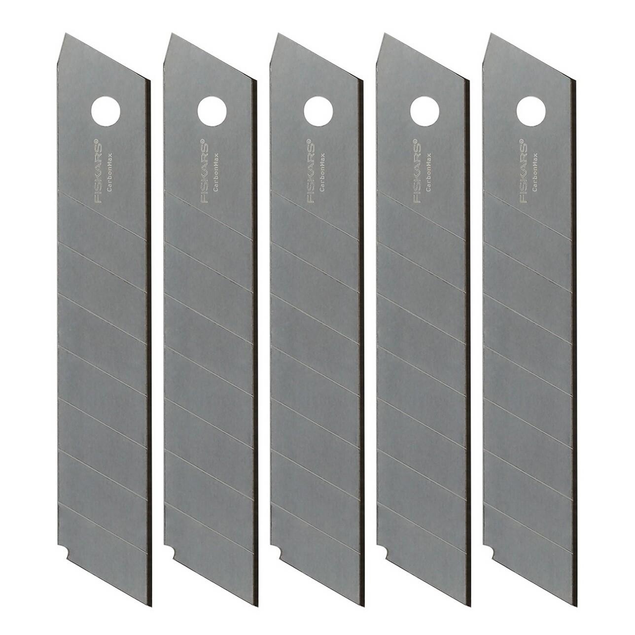 Fiskars® Pro CarbonMax™ Snap-off Utility Blades 5 Pk, Size: 18 mm