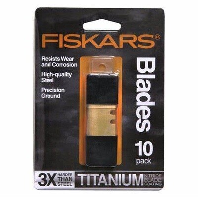 Fiskars® Titanium Utility Blades (10pk)