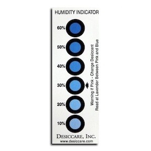 Integra Humidity Indicating Cards of 10%-60% (10pcs)