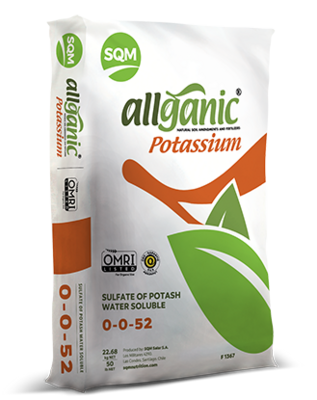 Allganic® Potassium Sulphate of Potash Water Soluble 0-0-52 50LB Bag