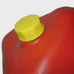 EZ-POUR Solid Base Cap (Yellow) 2 pack
