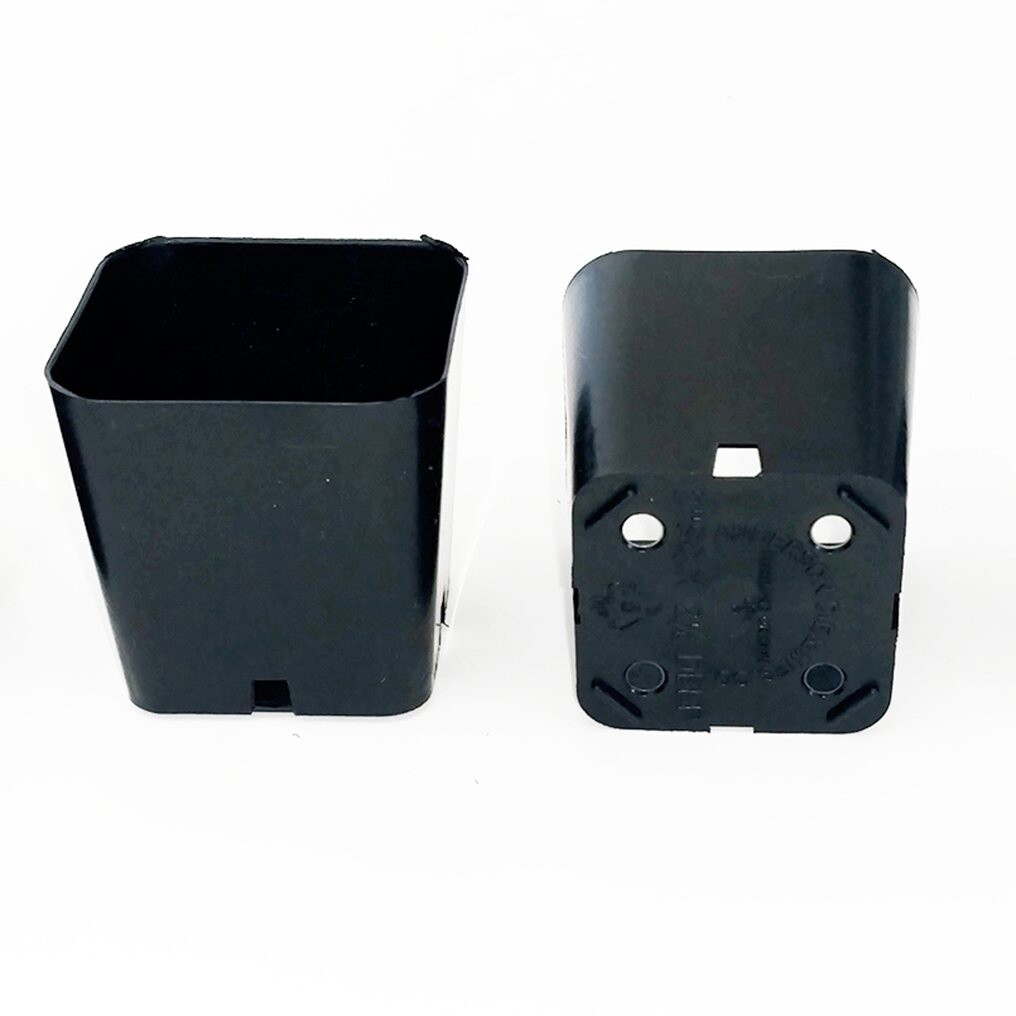 Anderson 2&quot; Square Black Pot