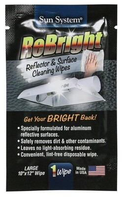 Sun System® ReBright® Reflector and Surface Cleaner Wipes
