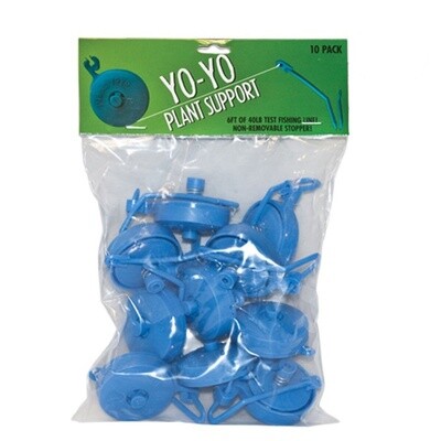 Yo-Yo Plant Supports w/ stopper (10 pk)