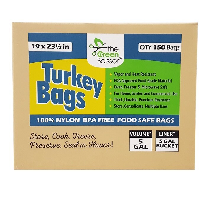 The Green Scissor Turkey Bags (19 x 23.5)