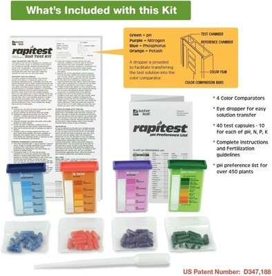 Luster Leaf® Rapitest® Soil Test Kit (40 tests)