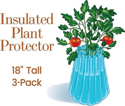 Dalen Insulated Plant Protectors - Season Starter Mini Greenhouses (3pk)