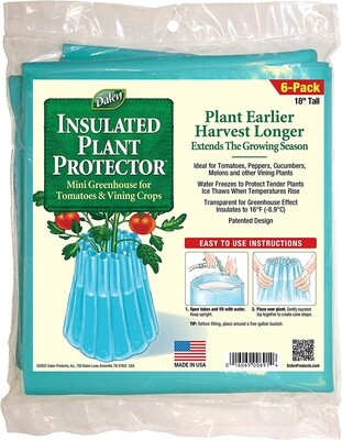 Dalen Insulated Plant Protectors - Season Starter Mini Greenhouses (3pk)