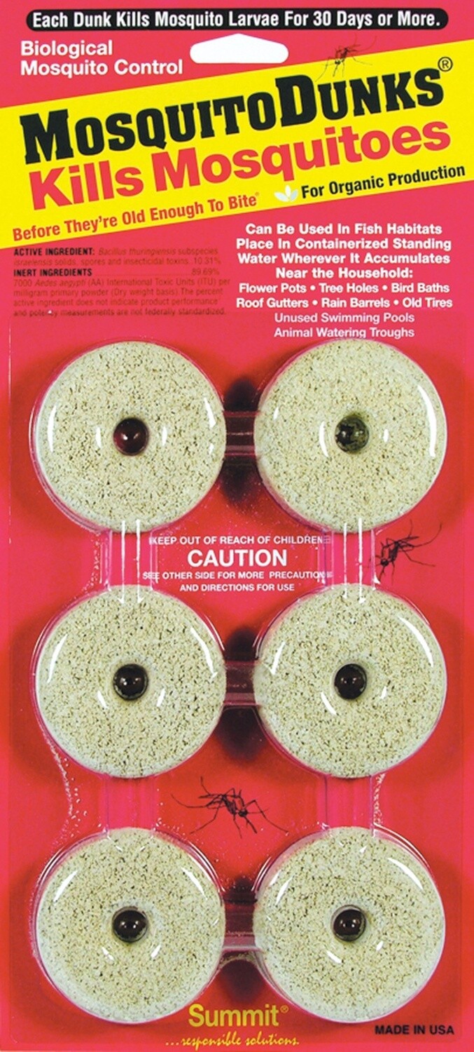 Summit® Mosquito Dunks® (6-pack)