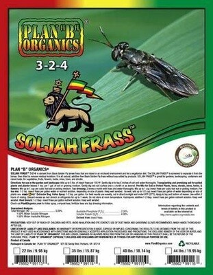 Plan "B" Organics® Insect Frass 3-2-4 bulk per pound