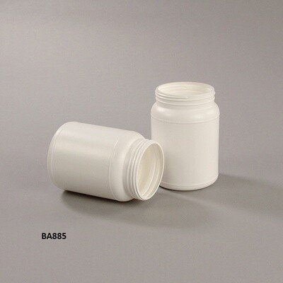 HDPE Jar w/ Lid White