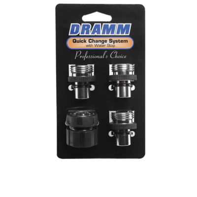 DRAMM Aluminum Quick Change System w/ Water Stop