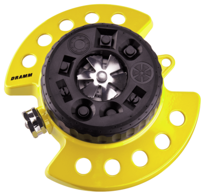 Dramm ColorStorm Turret Sprinkler, Color: Yellow