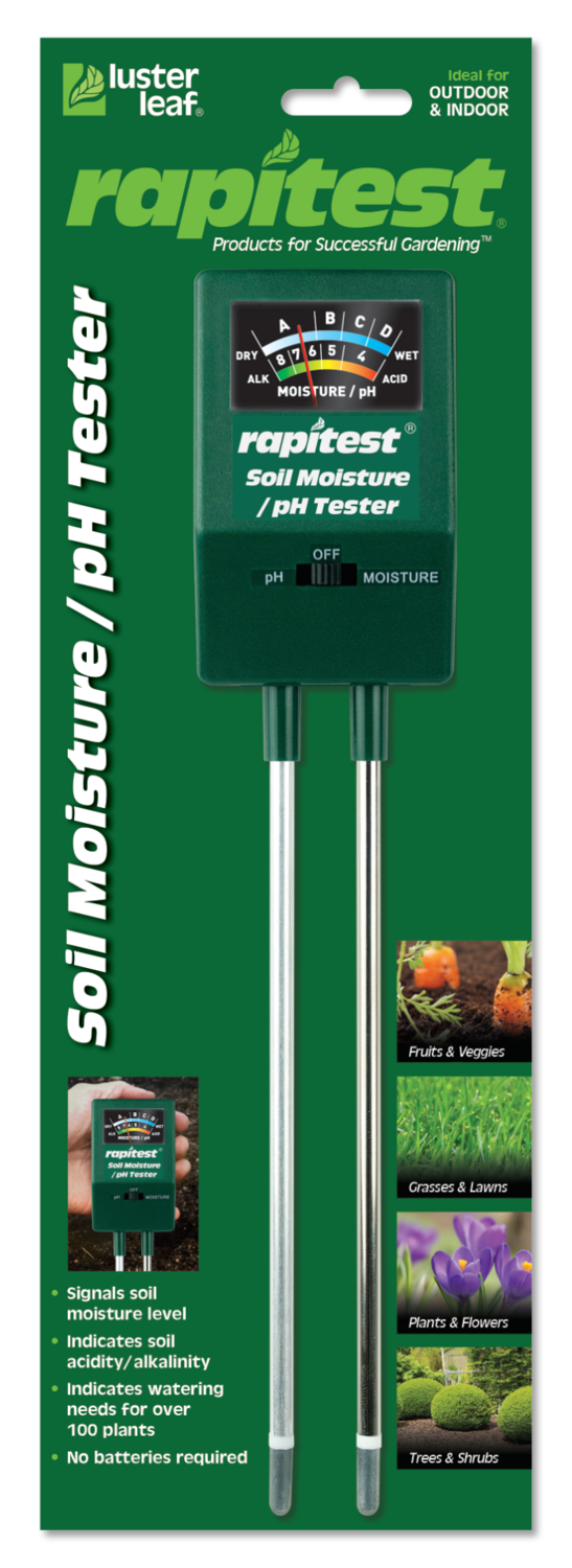 Luster Leaf Rapitest Soil Moisture / pH Tester