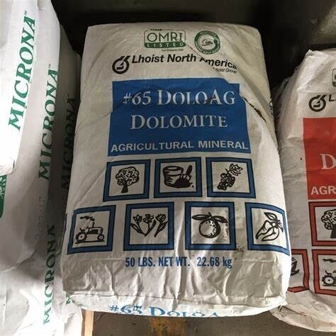 Dolomite 65 Lime bulk per pound