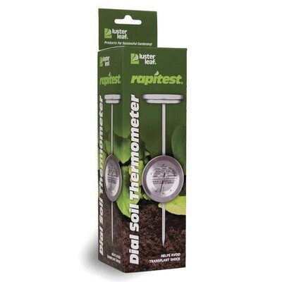Luster Leaf® Rapitest® Soil Thermometer 6in Analog Dial