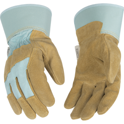 Kinco® Women's Suede Pigskin Palm Glove with Safety Cuff