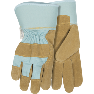 Kinco® Women's Suede Pigskin Palm Glove with Safety Cuff