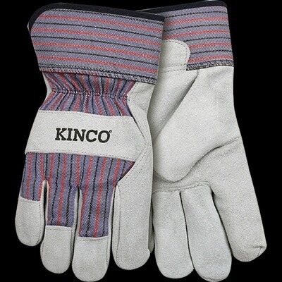 Kinco® Suede Cowhide Palm Glove with Safety Cuff