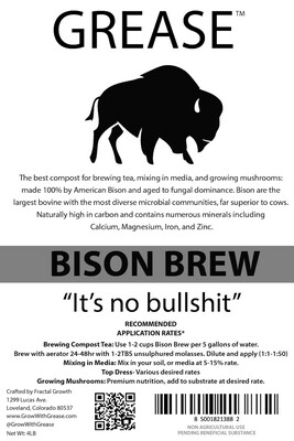 GREASE™ Bison Brew Compost / Tea