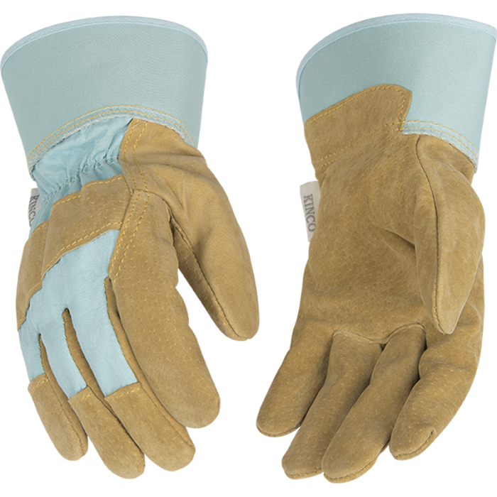 Kinco® Women's Suede Pigskin Palm Glove with Safety Cuff