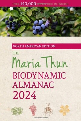 2024 Maria Thun Biodynamic Calendar Almanac