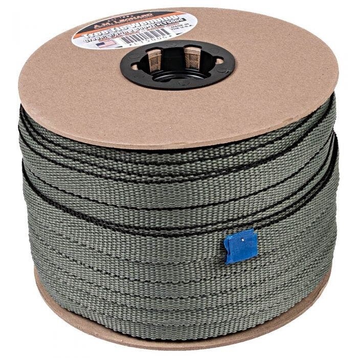 A.M. Leonard Tree Tie Webbing Green 3/4&quot; Wide Bulk by the Foot