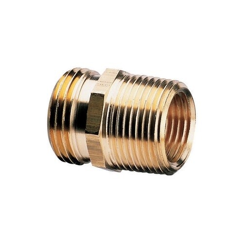 Gilmour Pro Brass Connector (3/4&quot; Hose [M] x 3/4&quot; Pipe [M] x 1/2&quot; Pipe [F])