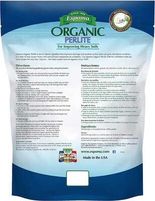 Espoma® Organic Perlite 8qt Bag