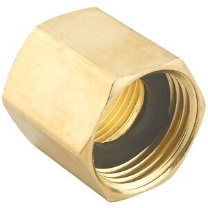 Gilmour Brass Double Female Connector (3/4"NPT x 3/4"NH)