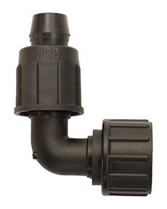 Perma-Loc x Female Hose Swivel Elbow, Size: 1/2”