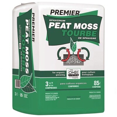 Premier Peat Moss 3.8 cft compressed