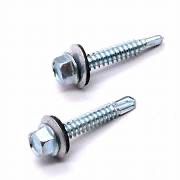 1.5” galvanized self-tapping screw w/ washer - 250 count bag