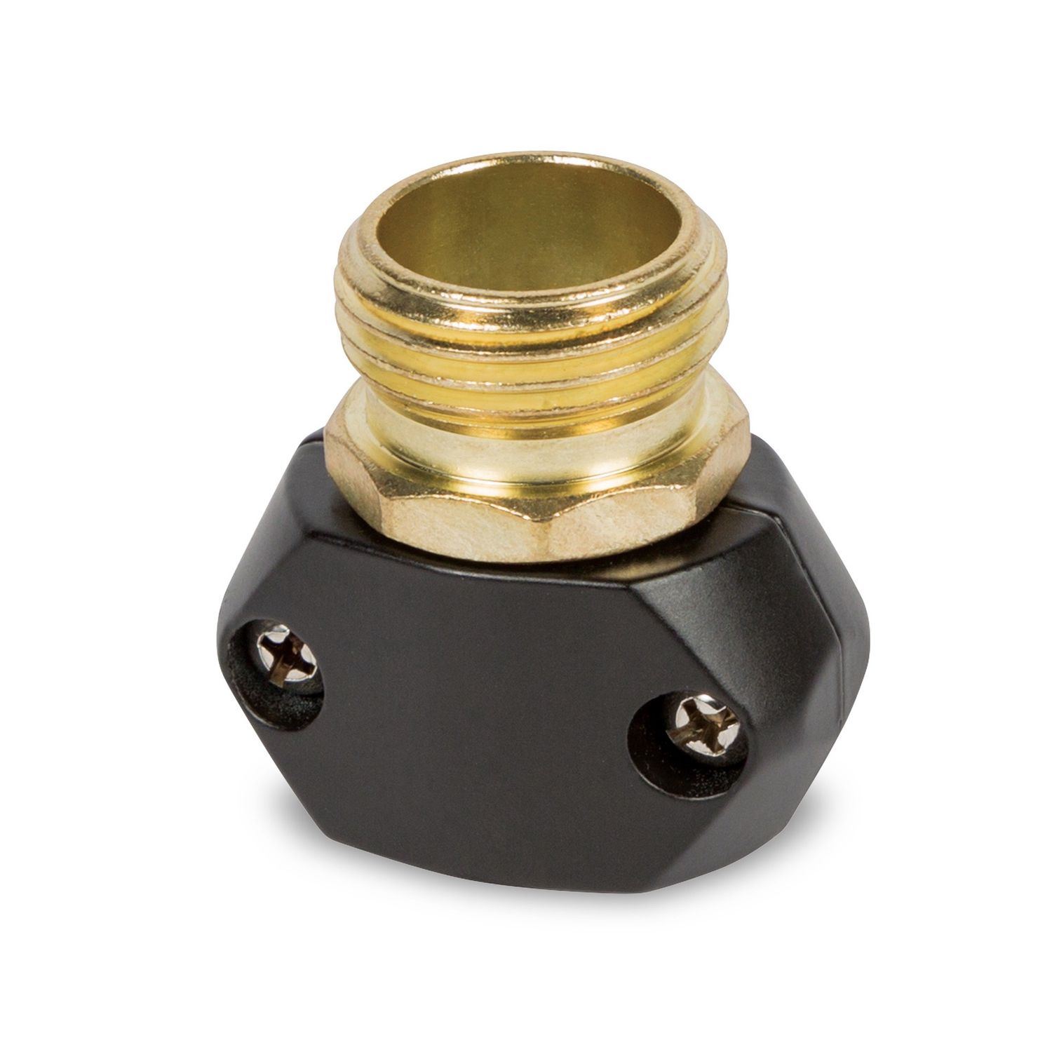 Gilmour Heavy Duty 5/8&quot; Brass Male Hose End Repair