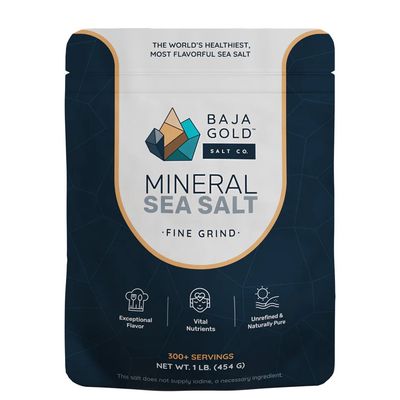 Baja Gold™ Mineral Sea Salt - 1 lb bag
