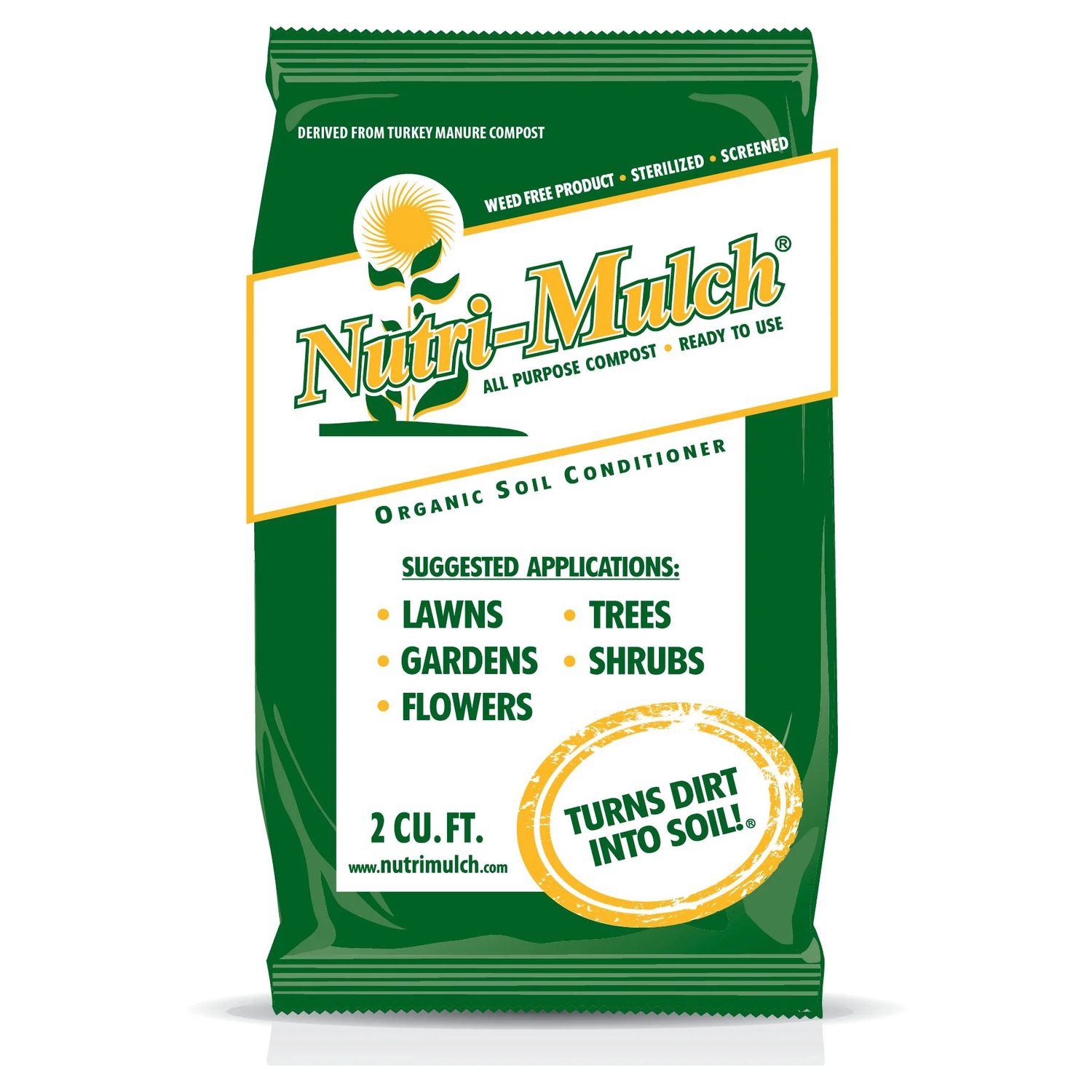 Nutri-Mulch® Compost 2 cf bag