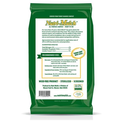 Nutri-Mulch® Compost 2 cf bag
