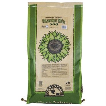 Down To Earth Starter Mix Fertilizer 3-3-3, Weight: 50LB