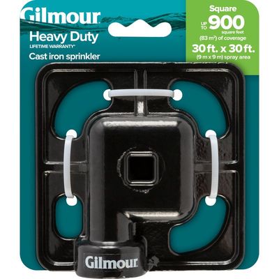 Gilmour Heavy Duty Cast Iron Stationary Spot Sprinkler - Square Pattern