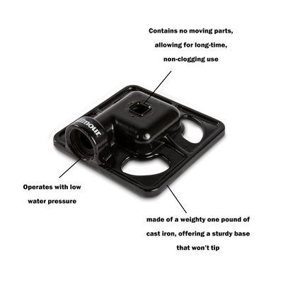 Gilmour Heavy Duty Cast Iron Stationary Spot Sprinkler - Square Pattern